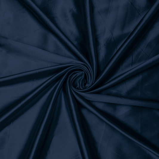 Stretch Satin French Navy 5 140cm - Ragland Fabrics