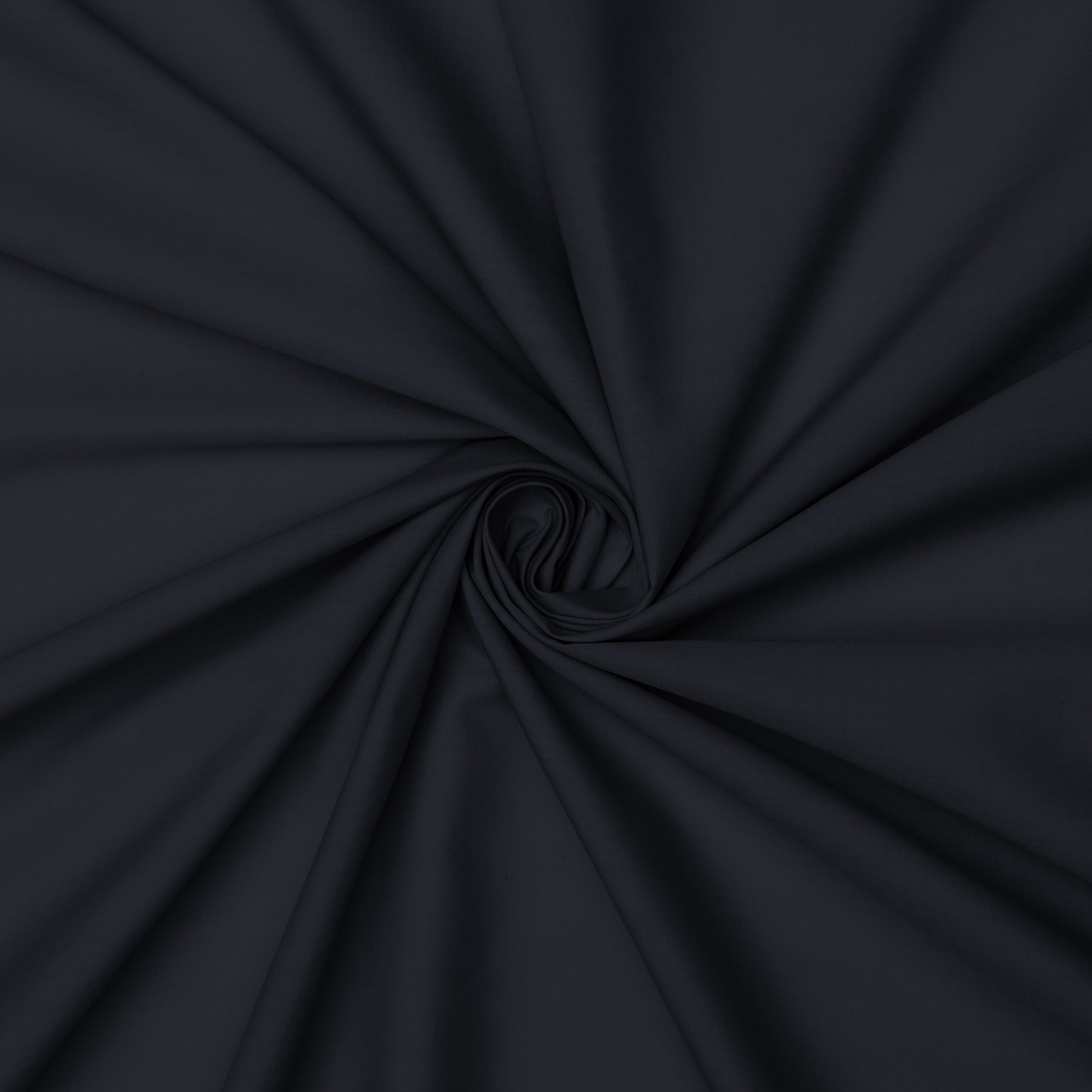 Plain Polycotton Black 1 - Ragland Fabrics