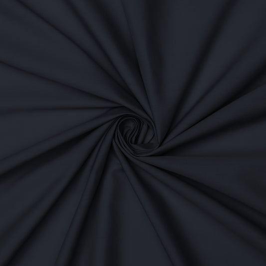 Plain Polycotton Black 1 - Ragland Fabrics
