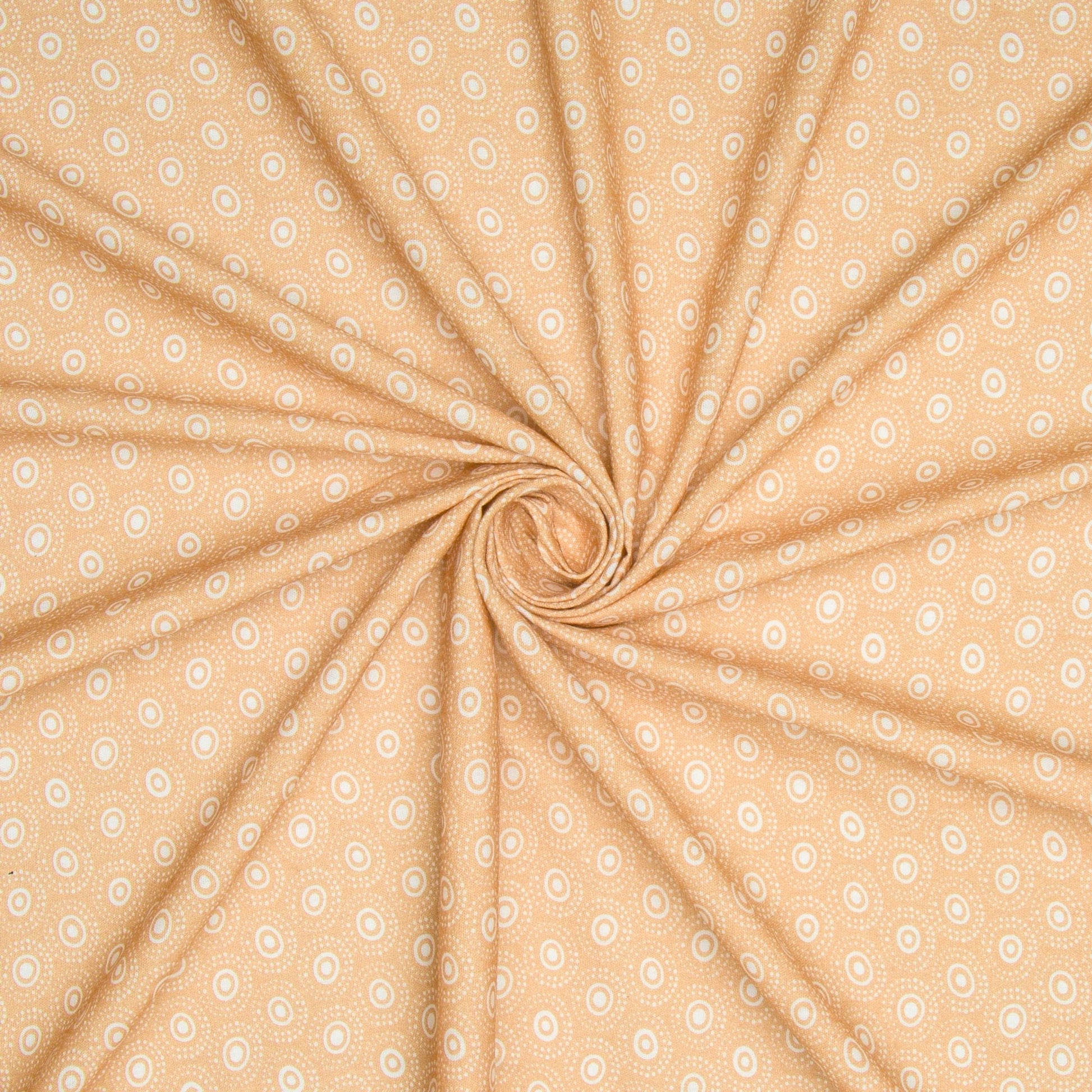 Honey Dot Poly Cotton Print - Ragland Fabrics