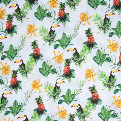 Cotton Knit Macaw Tropical - Ragland Fabrics