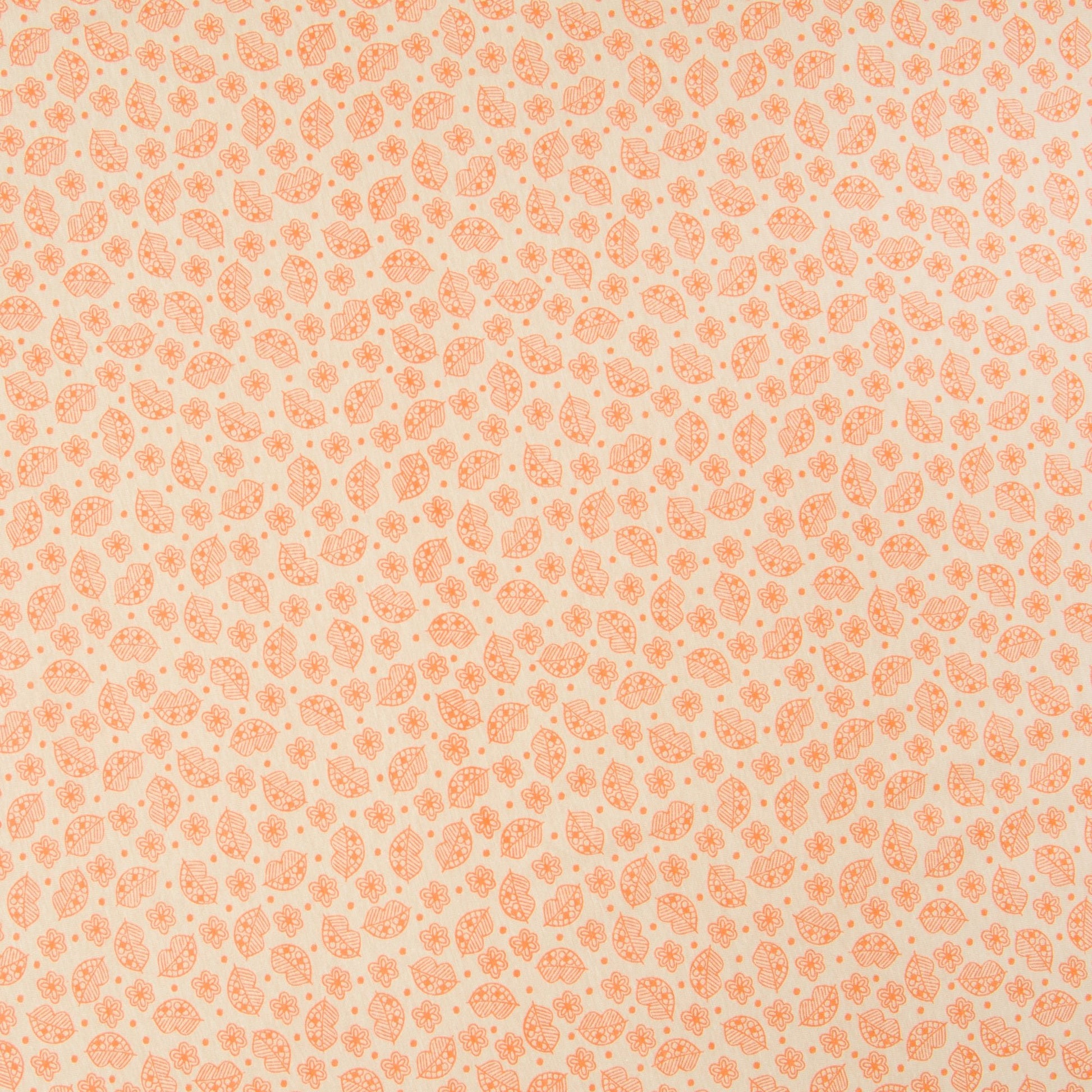 Cotton Knit Orange Kisses - Ragland Fabrics