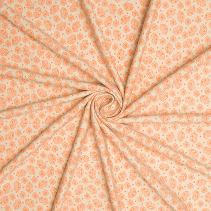 Cotton Knit Orange Kisses - Ragland Fabrics
