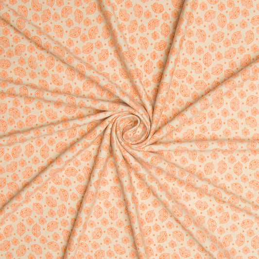 Cotton Knit Orange Kisses - Ragland Fabrics