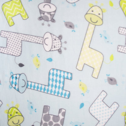 Printed Polar Fleece Giraffe - Ragland Fabrics