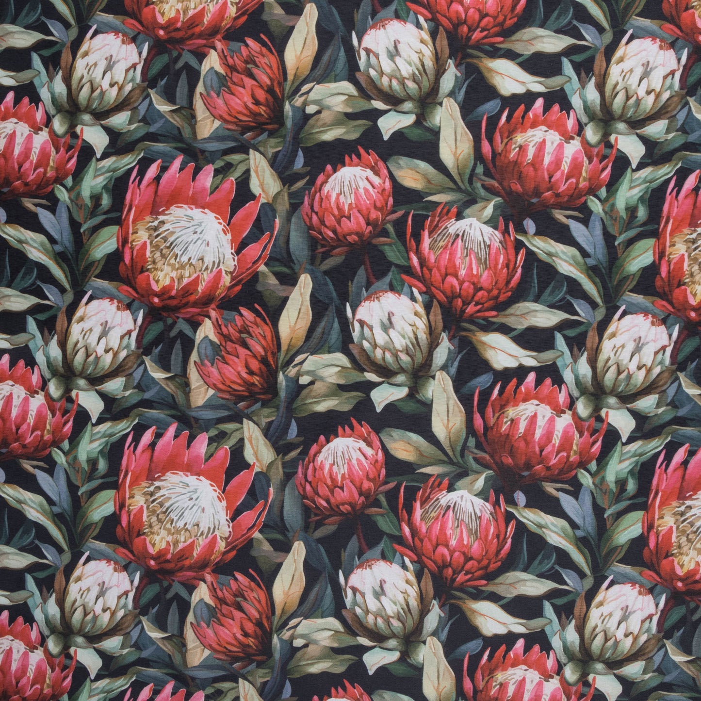 Printed Mini Matt Des. Protea Fantasy - Ragland Fabrics
