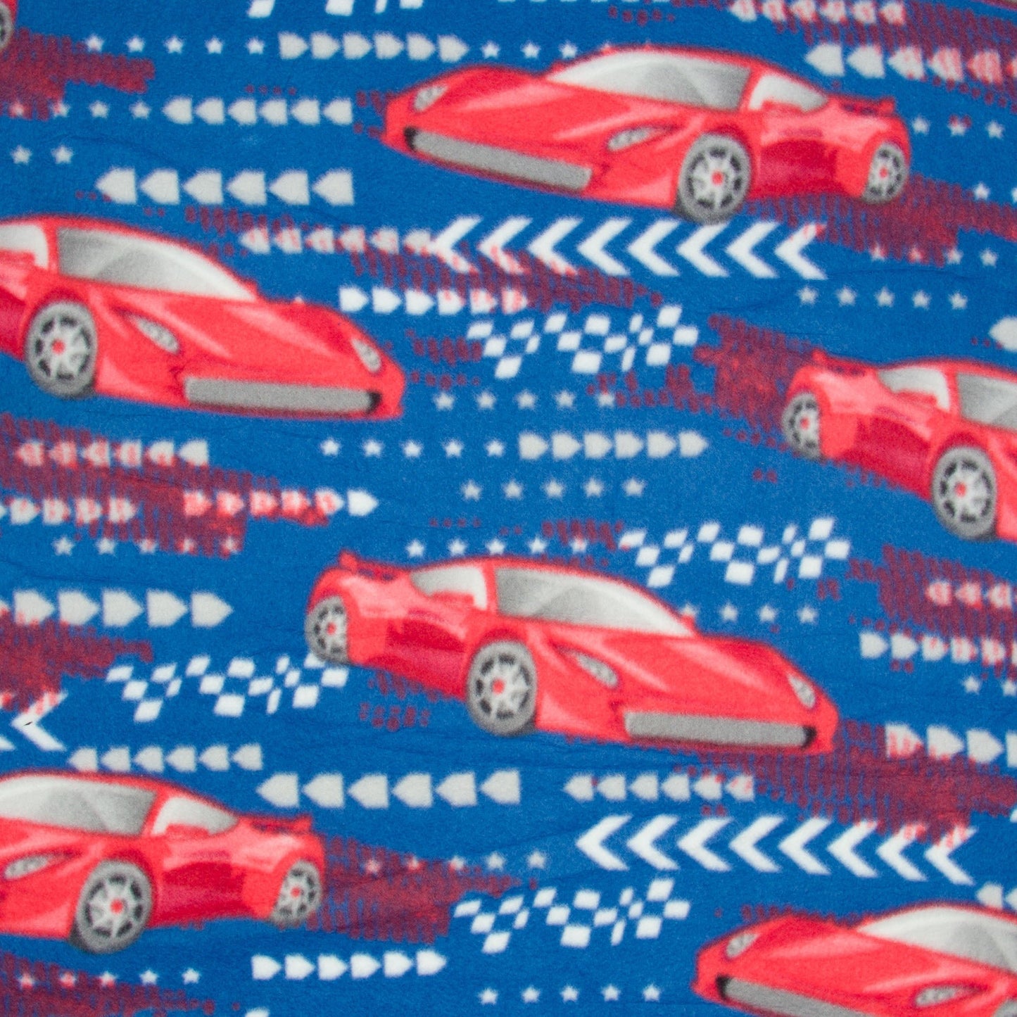Printed Polar Fleece Le Mans - Ragland Fabrics