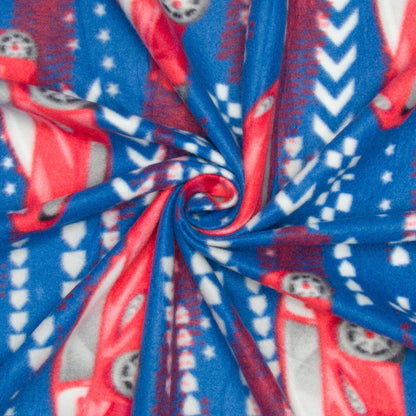 Printed Polar Fleece Le Mans - Ragland Fabrics