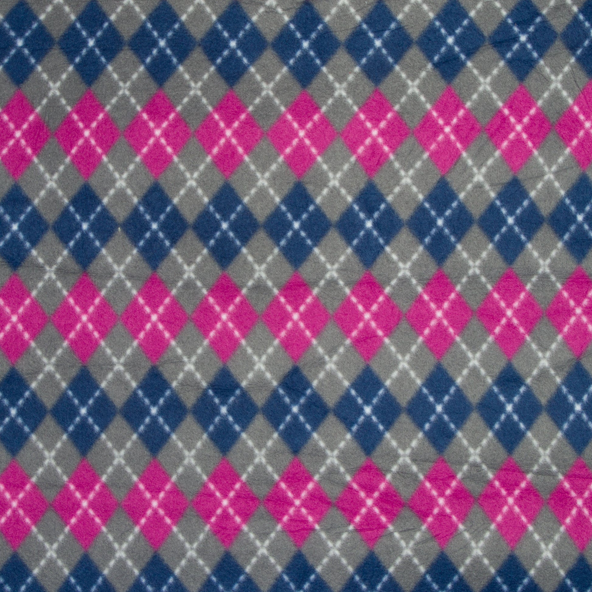 Printed Polar Fleece Pringle Check - Ragland Fabrics