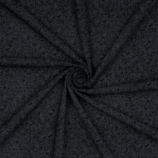 Cotton Quilting Des.08194 Black - Ragland Fabrics