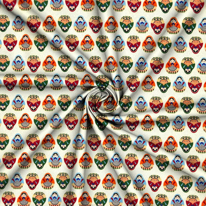 Cotton Quilting Des.P752 Cream - Ragland Fabrics