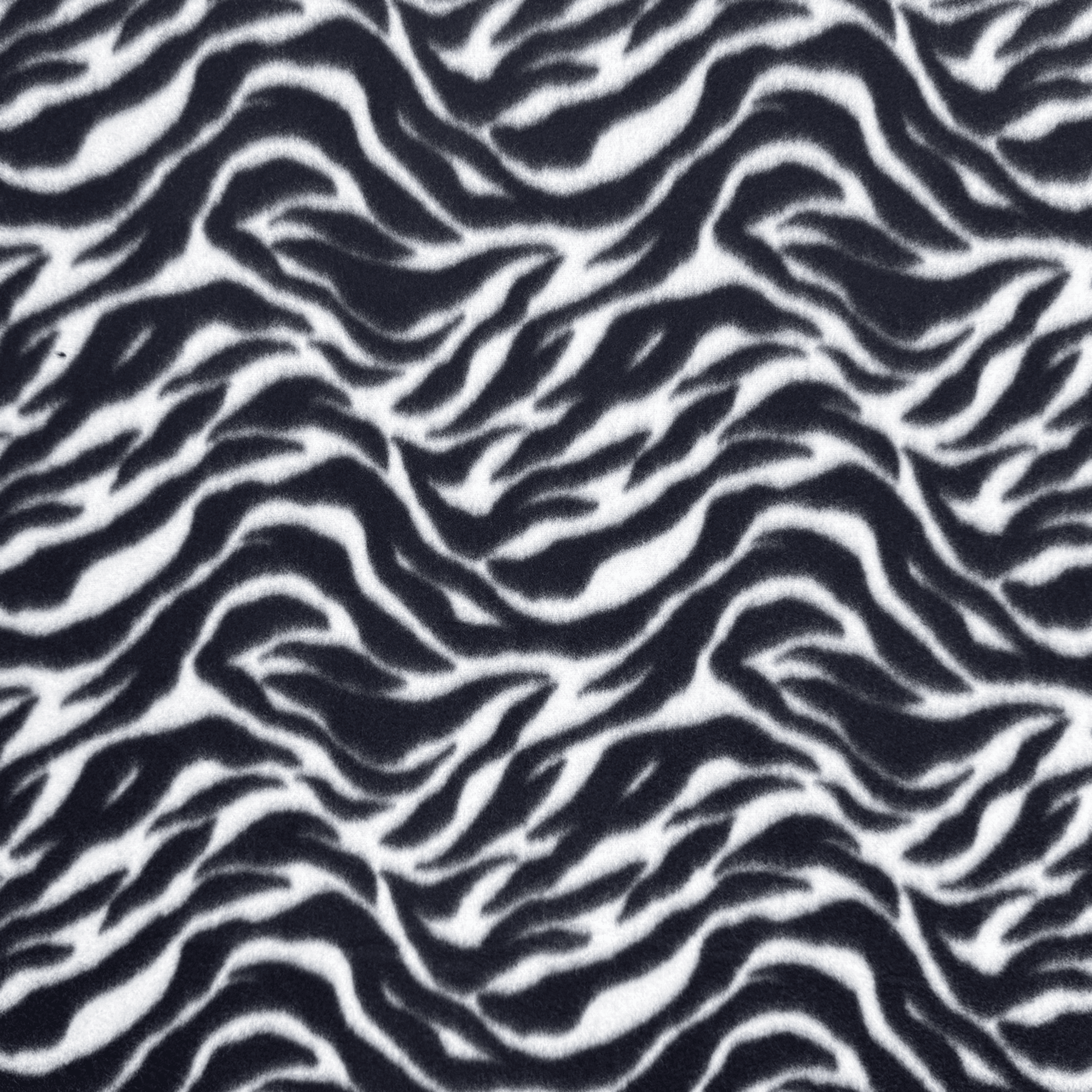 Printed Polar Fleece Tartan Stripe Waves - Ragland Fabrics