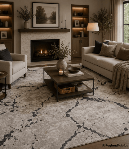 Rug 'Alpine' - Stone - Ragland Fabrics