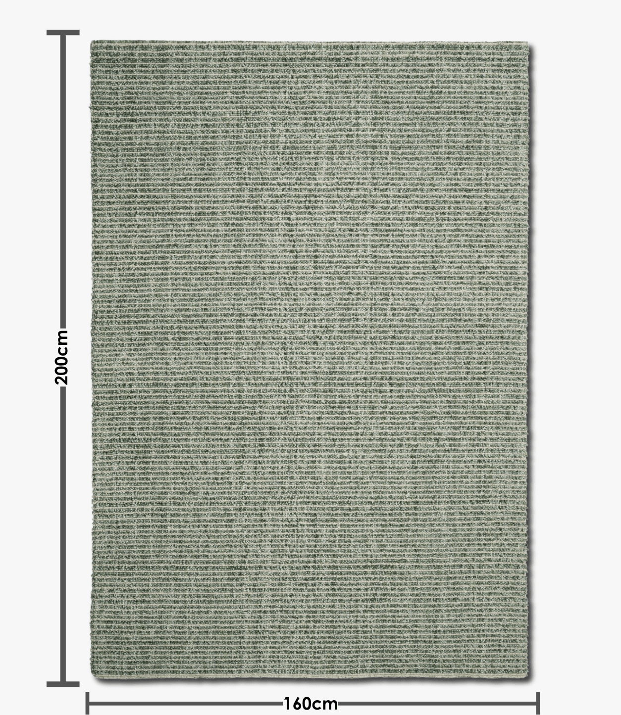 Rug 'Hunter' - Fresh Moss - Ragland Fabrics
