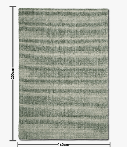 Rug 'Hunter' - Fresh Moss - Ragland Fabrics