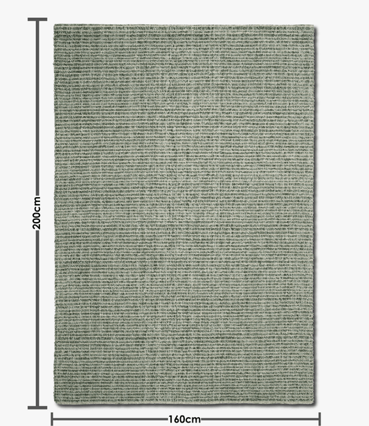 Rug 'Hunter' - Fresh Moss - Ragland Fabrics