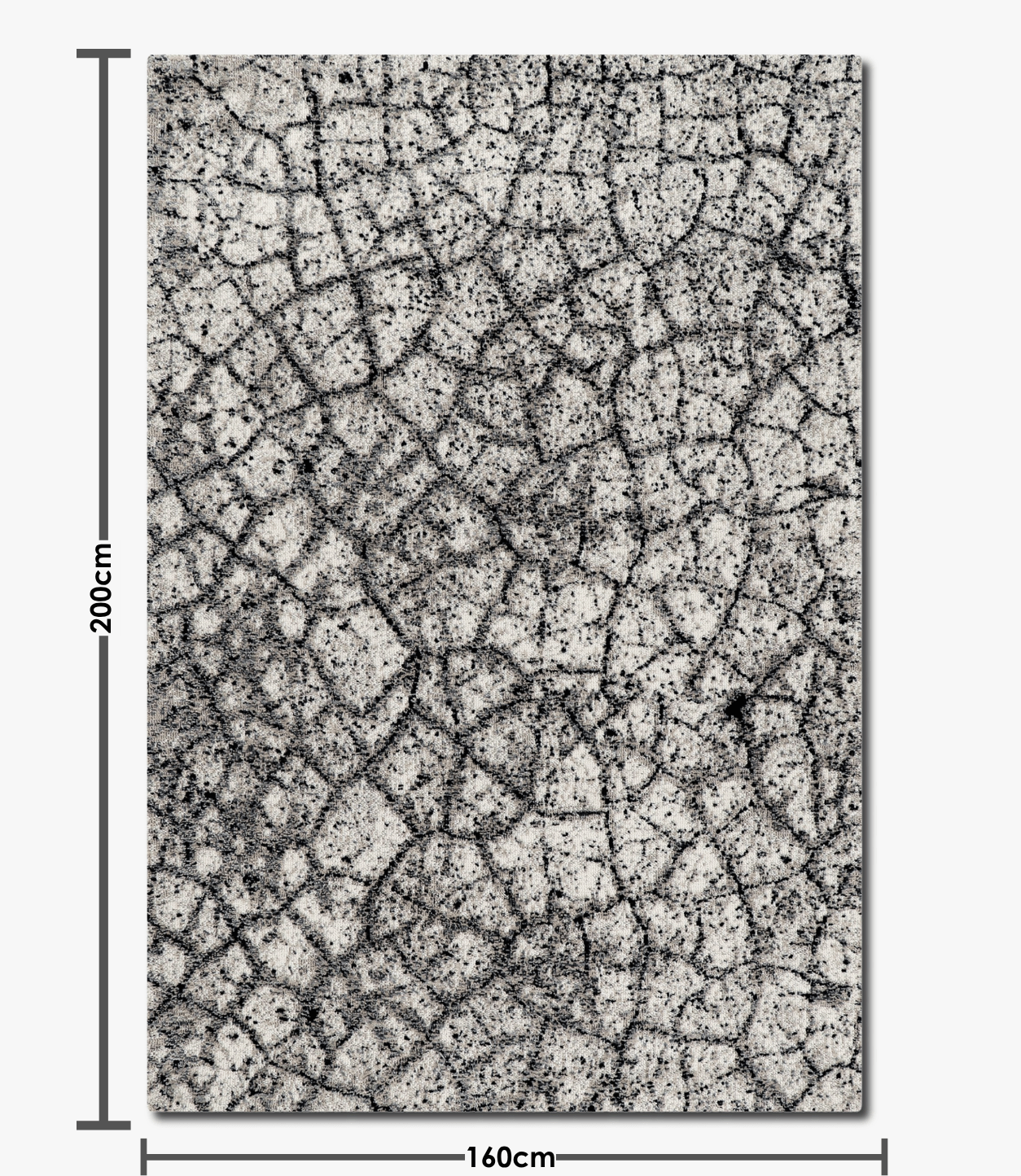 Rug 'Lynx' - Gunpowder - Ragland Fabrics