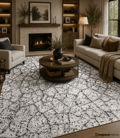 Rug 'Lynx' - Stone - Ragland Fabrics