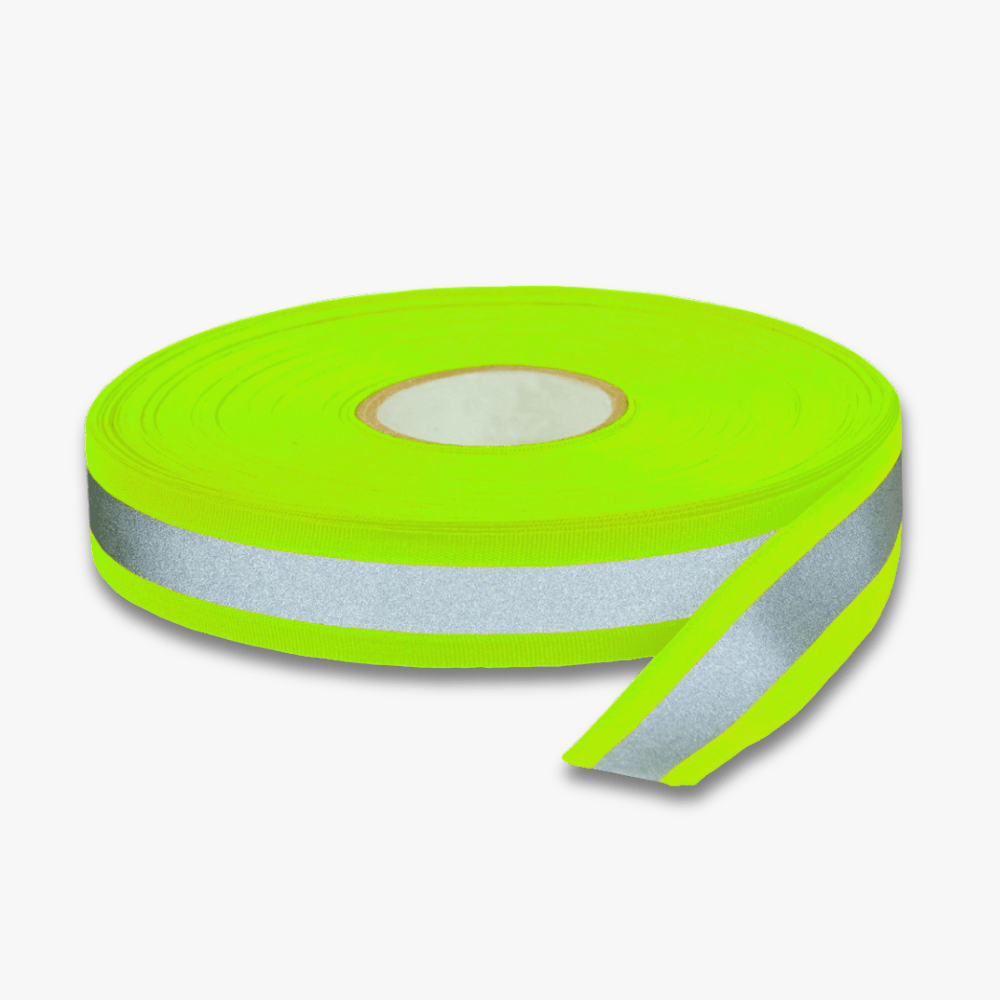 Reflective Tape Lime 50mm - Ragland Fabrics