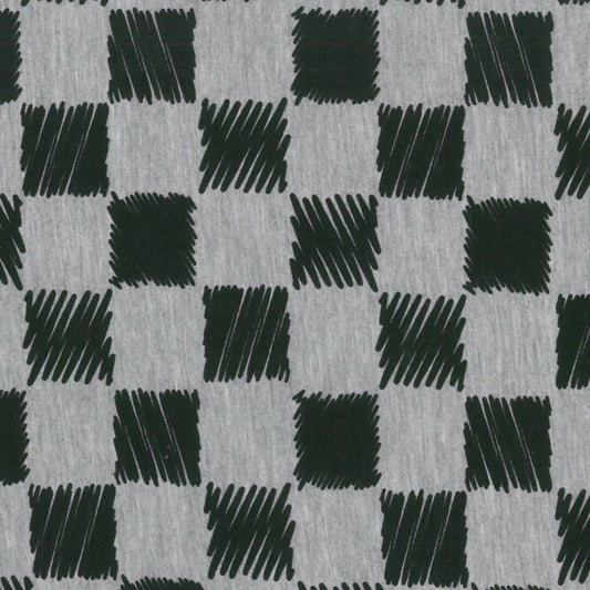 Cotton Knit Race Check Print - Ragland Fabrics
