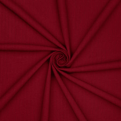 Rib Jersey Knit Red 1m wide - Ragland Fabrics