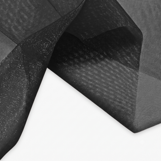 Tulle Shimmer Black 300cm