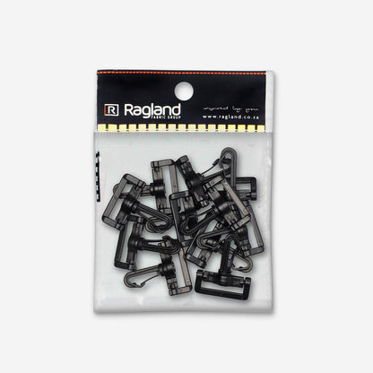 Snap Swivel Hooks Plastic 38mm - Ragland Fabrics
