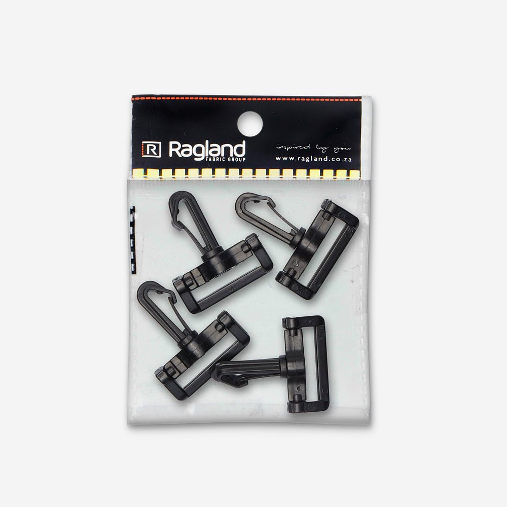 Snap Swivel Hooks Plastic 38mm - Ragland Fabrics