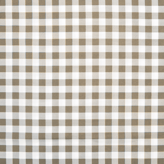 Printed Mini Matt Check Stone - 240cm - Ragland Fabrics