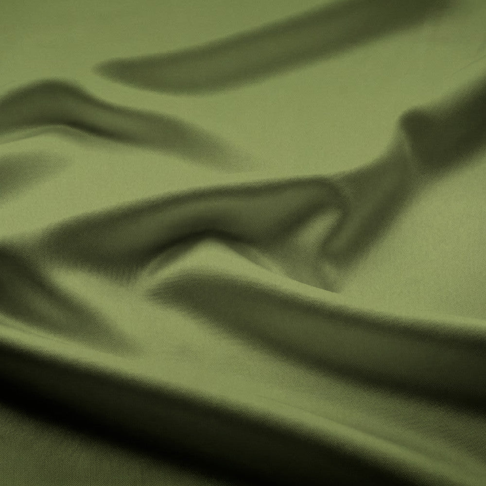 Milano Stretch Satin Avocado 11 - Ragland Fabrics
