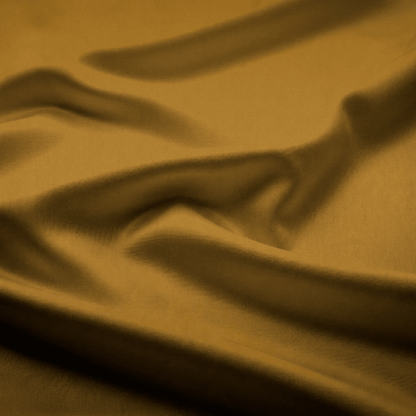 Milano Stretch Satin Burnt Yellow 34 - Ragland Fabrics