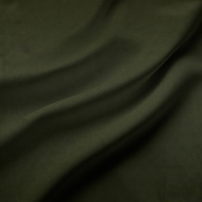 Milano Stretch Satin Dark Olive 41 - Ragland Fabrics