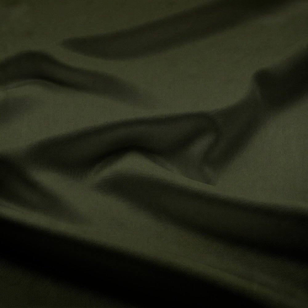 Milano Stretch Satin Dark Olive 41 - Ragland Fabrics