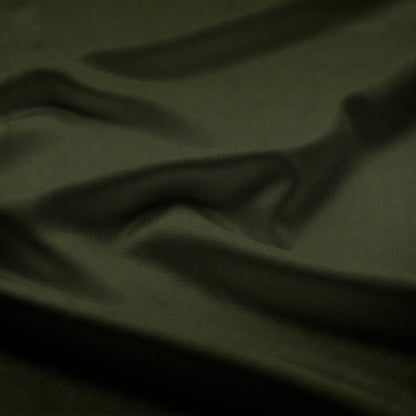 Milano Stretch Satin Dark Olive 41 - Ragland Fabrics