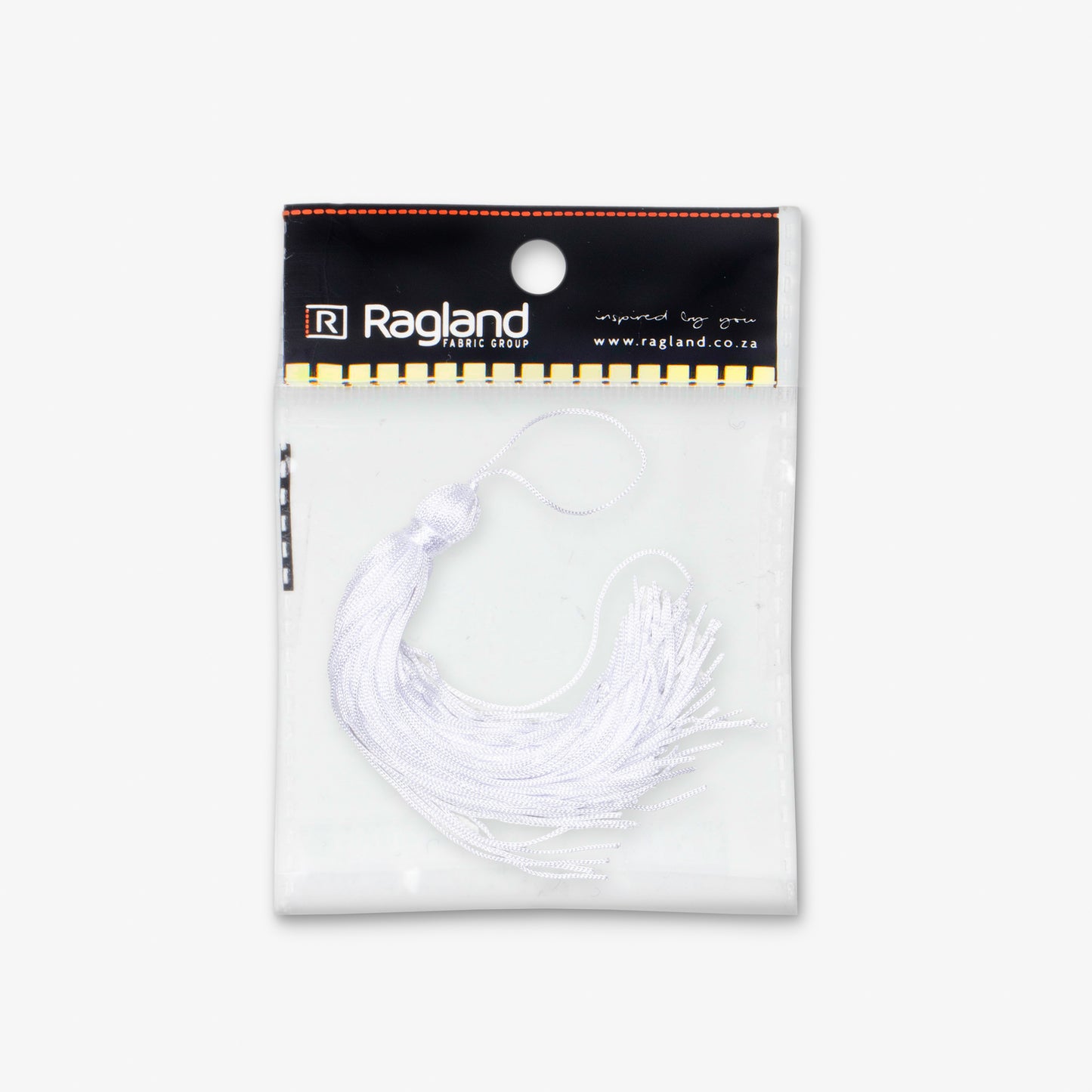 Graduation Tassel 15cm White 1pc - Ragland Fabrics