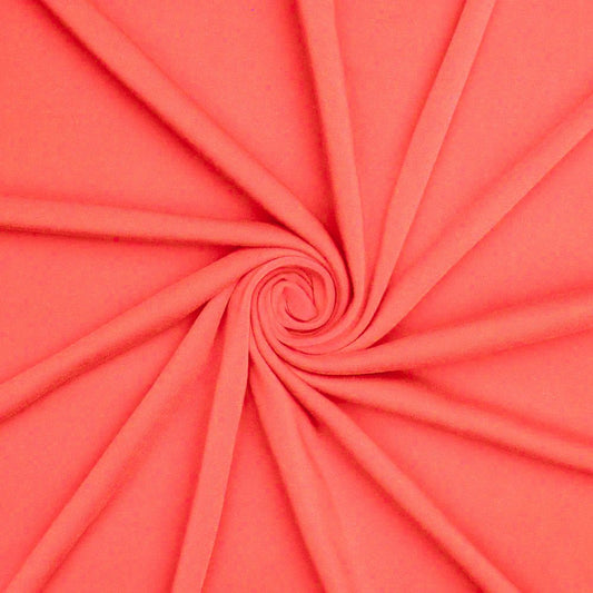 Track Suiting Brushed Cotton Flamingo Pink - Ragland Fabrics
