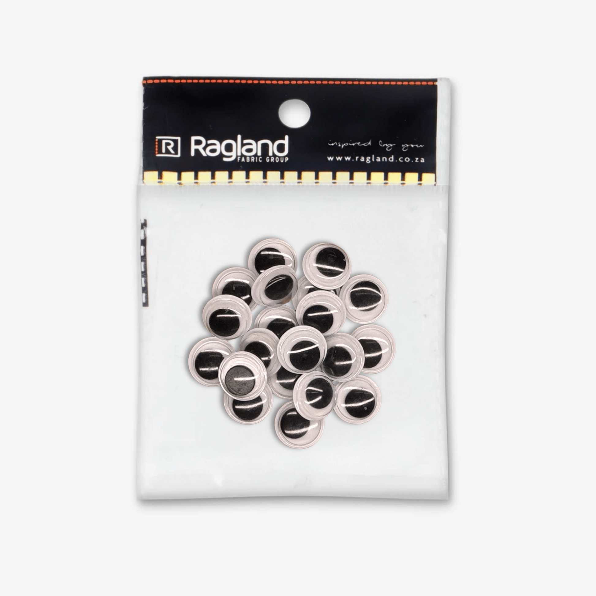 Teddy Paste Stick On Googly Eyes 10mm - Ragland Fabrics