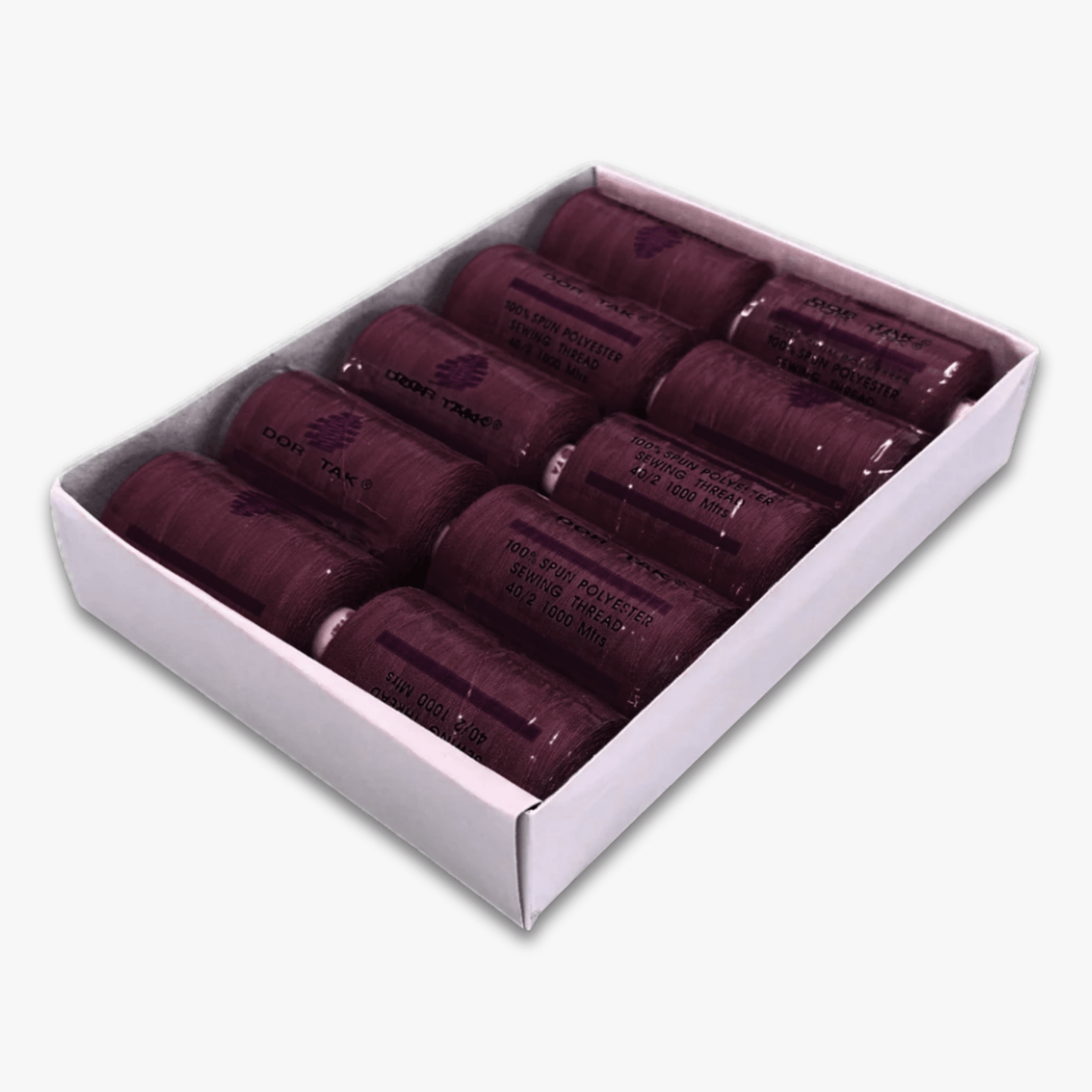 Thread 1000met Reel Maroon 666 - Ragland Fabrics