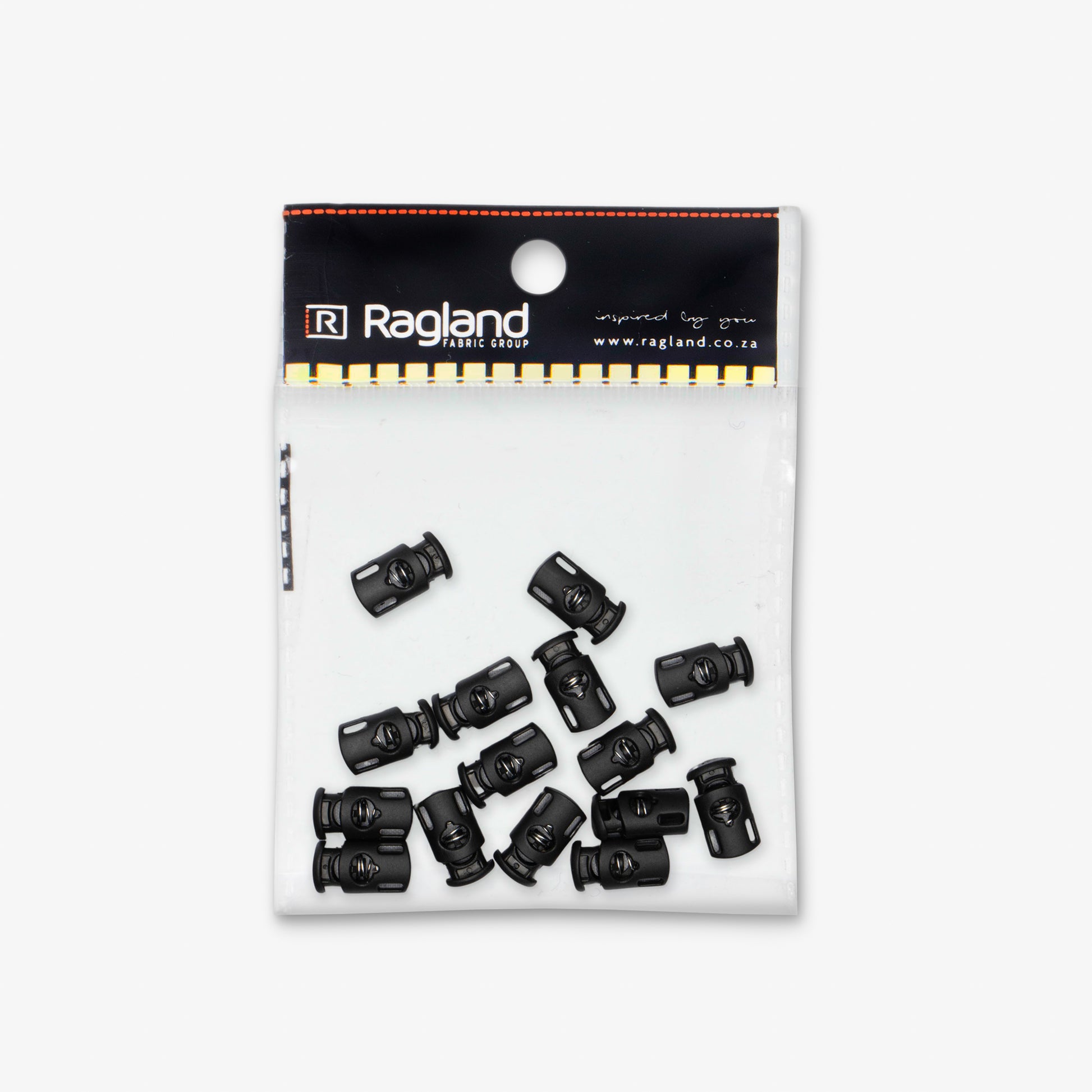 Toggles Single Hole Flat Black (15) - Ragland Fabrics