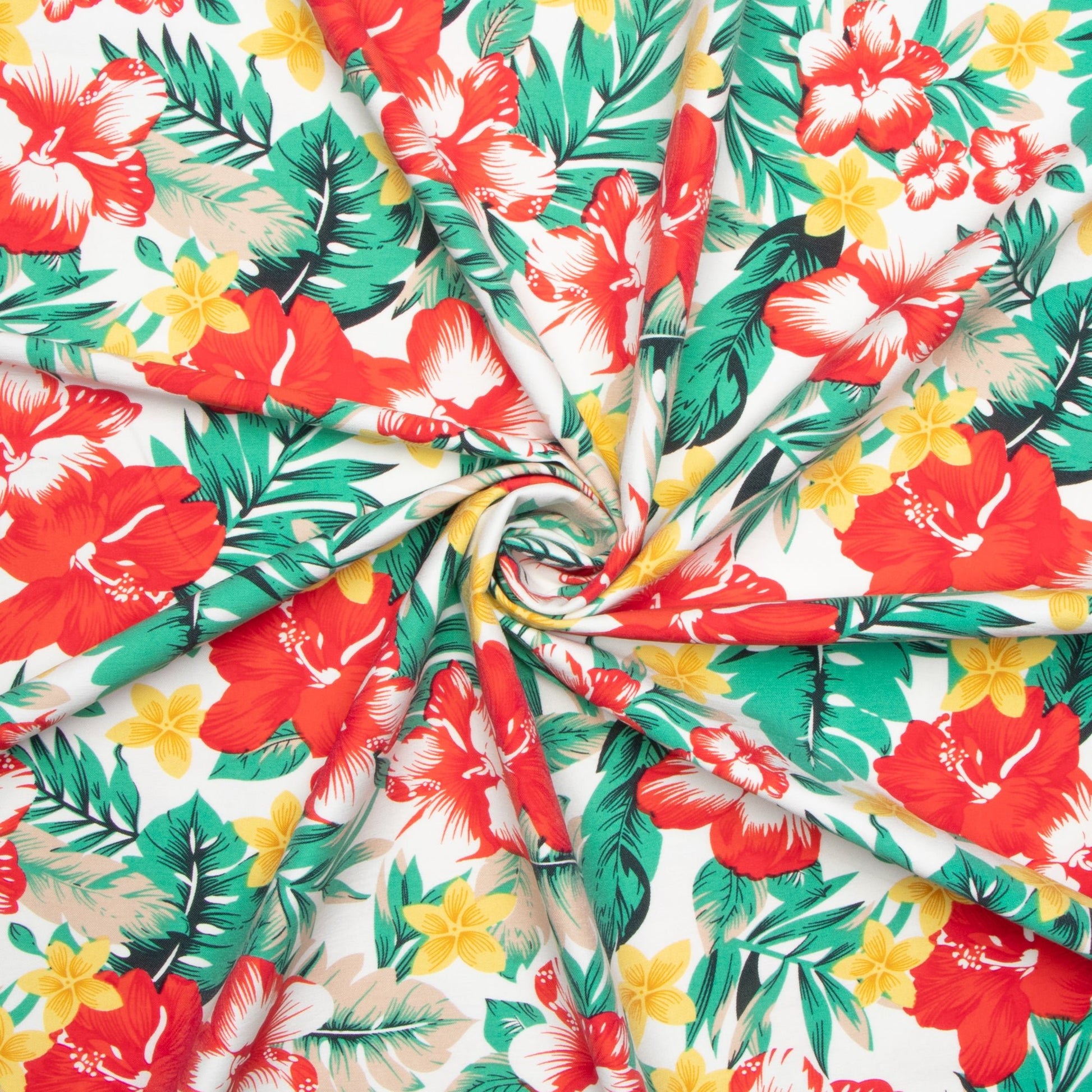 Floral Stretch Cotton Sateen - Ragland Fabrics