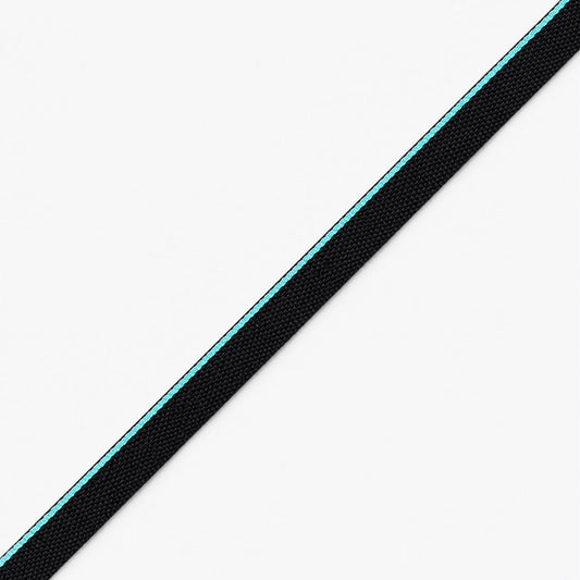 Nylon Webbing 22mm Black/Turq - TBD