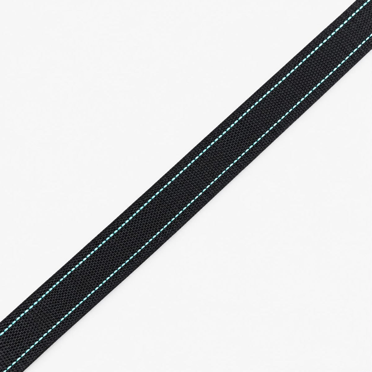 Nylon Webbing 38mm Black/Turq Stripe - TBD