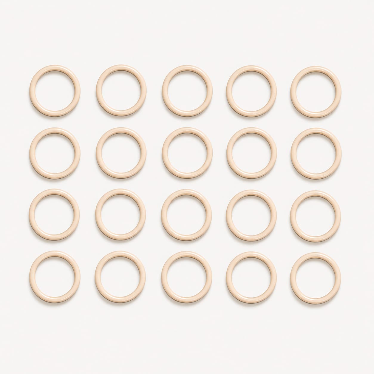 Bra Rings Metal 15mm Khaki - TBD