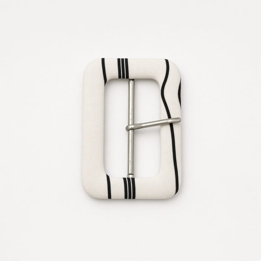 Fabric-Covered Buckle B&W 70mm - Discontinued