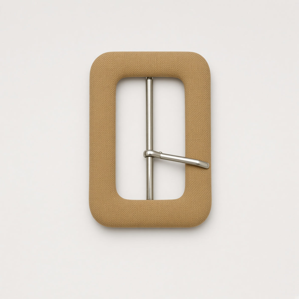 Fabric-Covered Buckle Beige 70mm - Discontinued