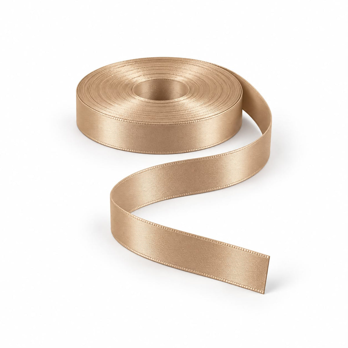 Satin Ribbon 15mm Cold Gold - TBD