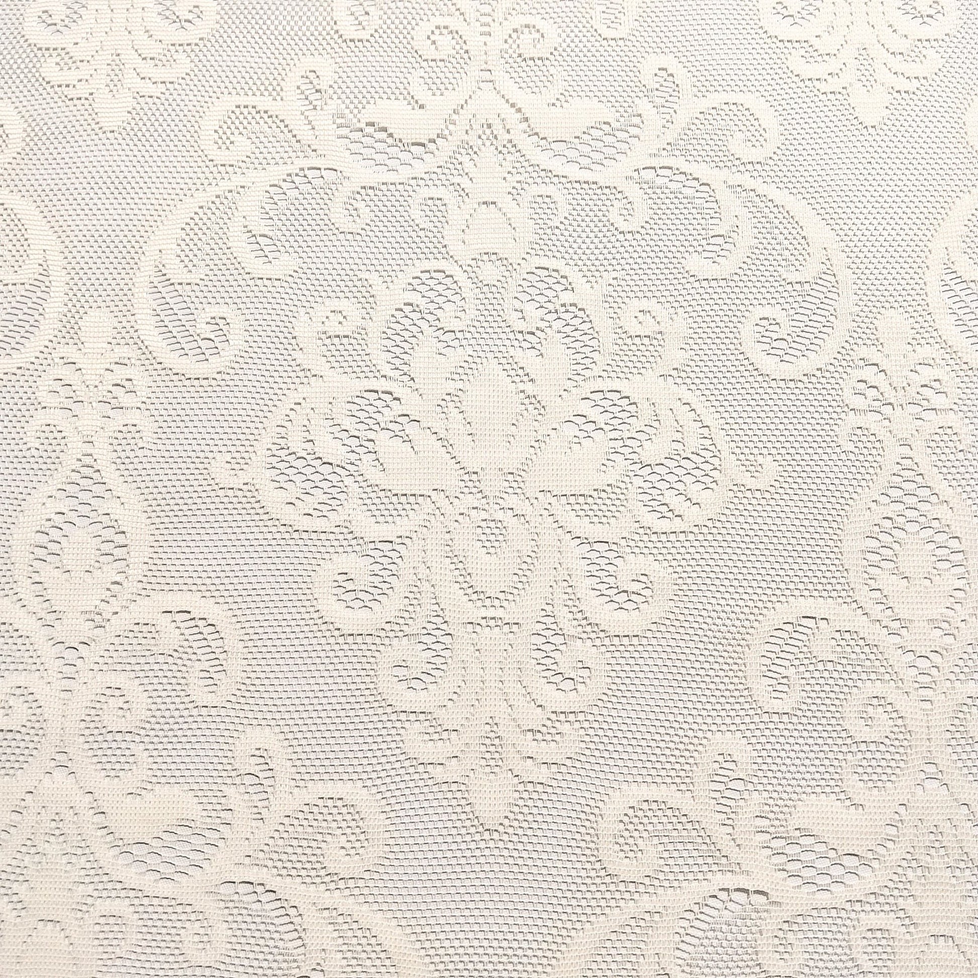 Jacquard Net Curtaining Fleur De Lis - Ragland Fabrics