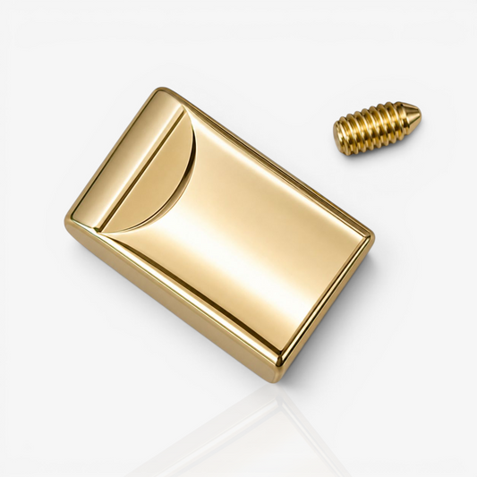 Zipper Stopper Metal - Gold