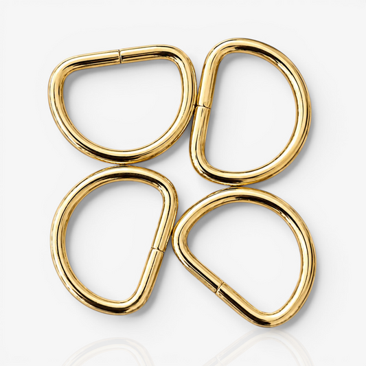 Fashion D-Rings Metal 25mm - Gold
