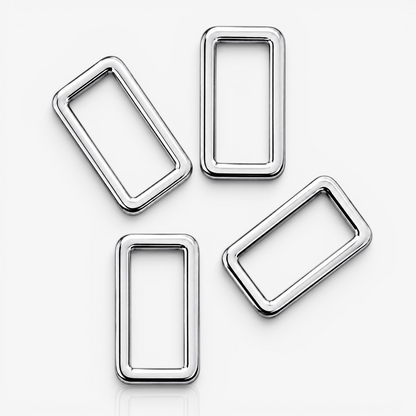 Fashion Rectangles Metal 25mm - Nickel